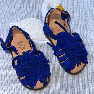 EUC ZARA Baby Fringe Sandals